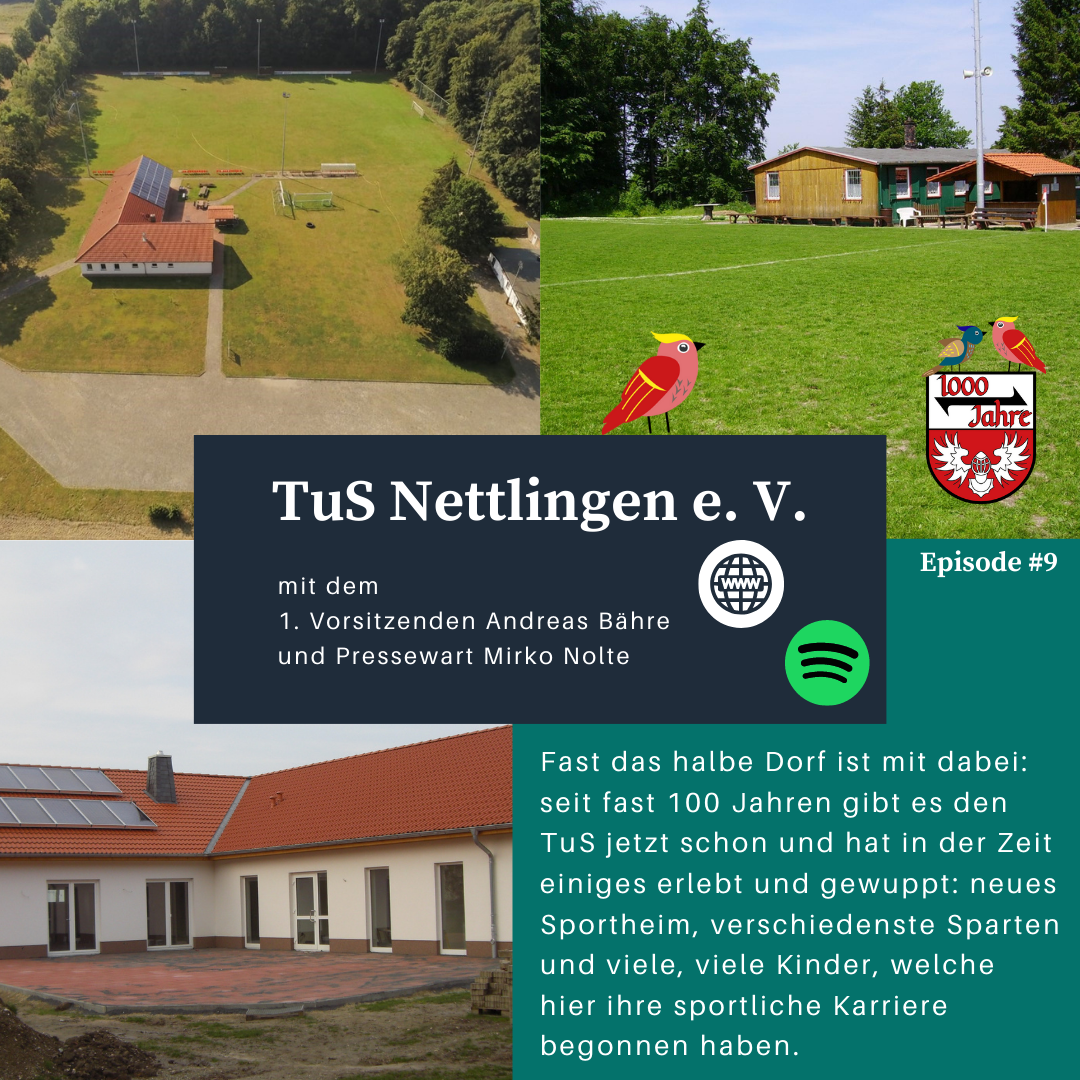 Episode 9 - Nettlinger Dorfgezwitscher mit Andreas Bähre und Mirko Nolte vom TuS Nettlingen